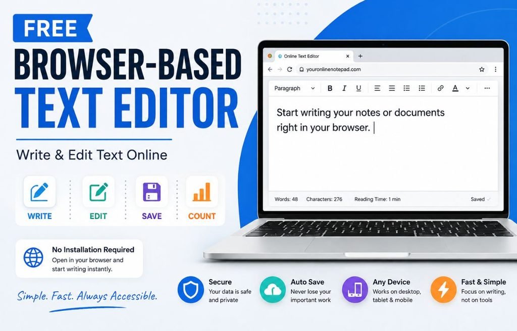 free browser-based text editor