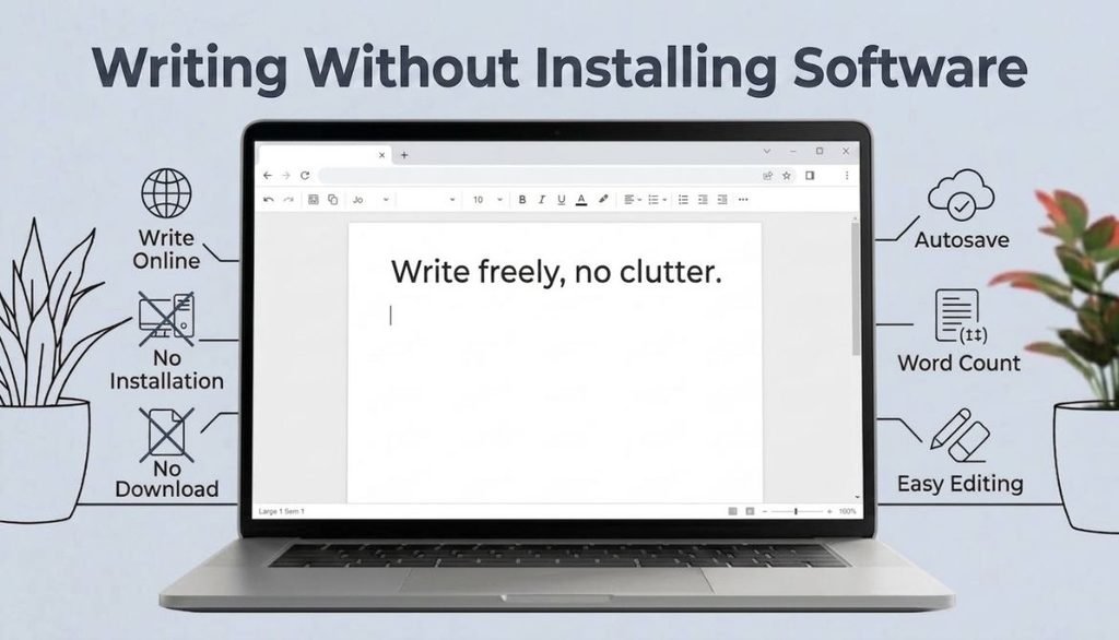 Writing Without Installing Software